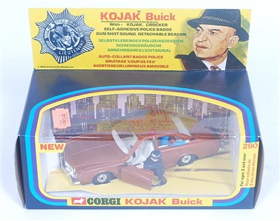 Lot 1639 - A Corgi Toys No. 290 Kojak's Buick comprising...