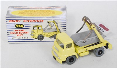 Lot 1974 - A Dinky Toys No. 966 Multi Marrell skip lorry...