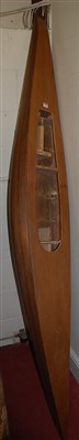 Lot 1162 - A large scratch-built pond yacht, length 230cm