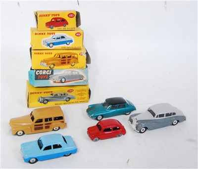 Lot 1994 - Five various boxed Dinky Toy and Corgi Toy...