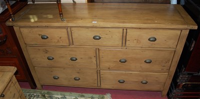 Lot 1219 - A contemporary reclaimed pine sideboard,...