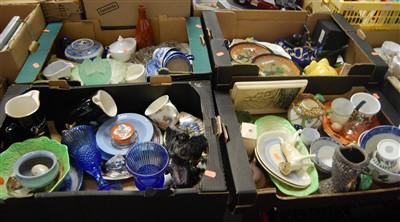 Lot 380 - Four boxes of miscellaneous items, to include...