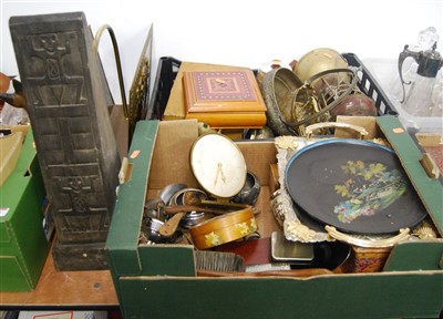 Lot 422 - Three boxes of miscellaneous items to include...