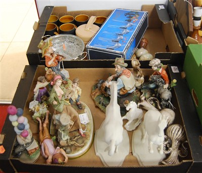 Lot 424 - Three boxes of miscellaneous items to include...