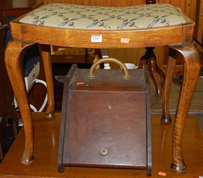 Lot 1360 - Occasional furniture to include; an oak two...