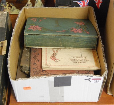 Lot 514 - A cigarette card album and contents, to...