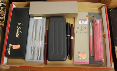 Lot 519 - A collection of mainly modern ballpoint pens,...