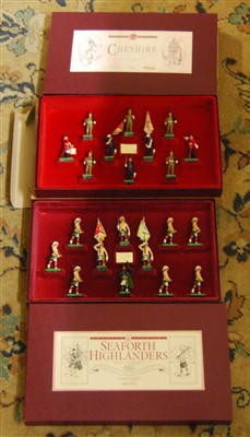 Lot 1489 - Two boxed Britains modern release soldier gift...