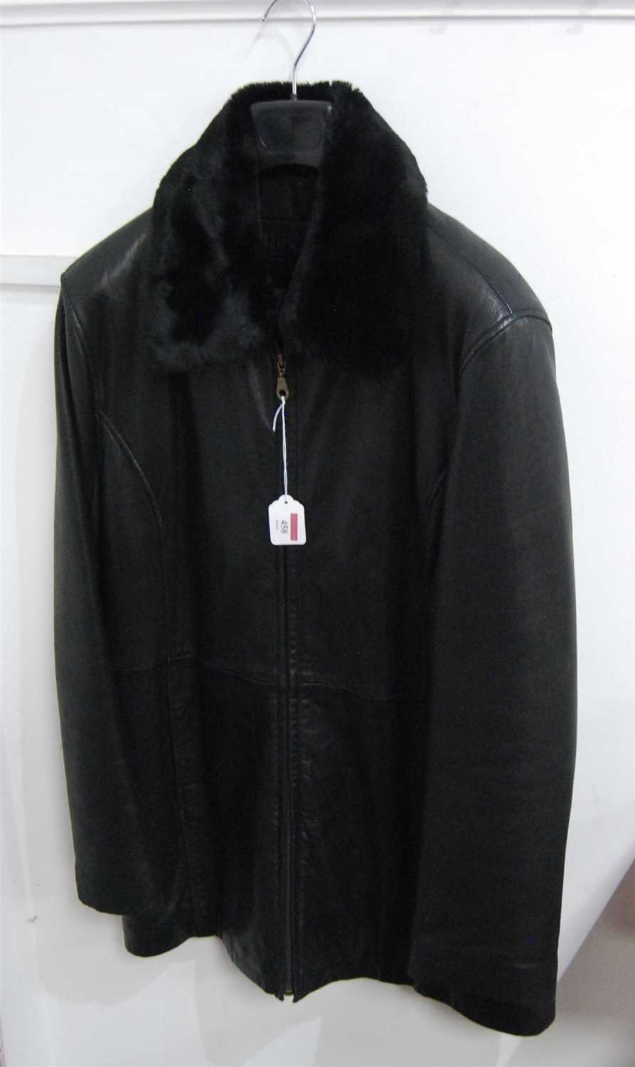 Lot 458 - A ladies CGC size 12 faux leather and faux fur...