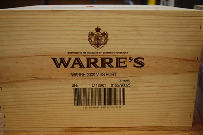 Lot 1260 - Warre's, 2009 vintage port, six bottles (OWC)