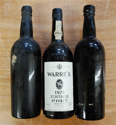Lot 1269 - Warre's, 1975 vintage port, one bottle;...