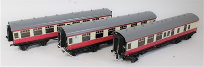 Lot 179 - Set of three ACE trains C5 BR Mk1 coaches red...