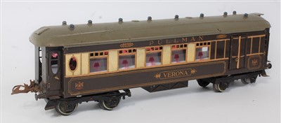 Lot 184 - 1935-41 Hornby No.2 special Pullman coach...