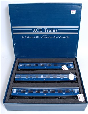 Lot 195 - ACE Trains C20B set of three coaches LMS...