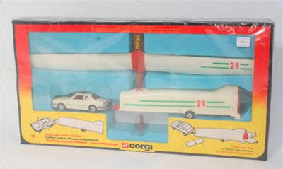 Lot 1642 - A Corgi Toys gift set No. 12 glider and...