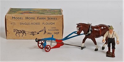 Lot 1252 - A Britains Farm Series No. 142F single horse...