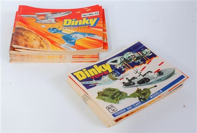 Lot 2023 - A quantity of various Dinky Toys catalogues to...