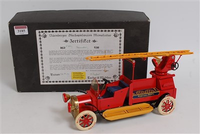 Lot 3185 - A Tucher & Walther reproduction tinplate model...