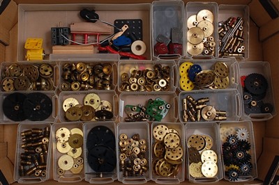 Lot 3191 - A large collection of Meccano to include brass...