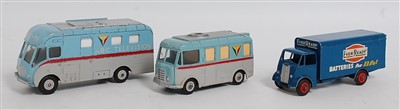 Lot 2029 - Three various loose Dinky Toy commercial...