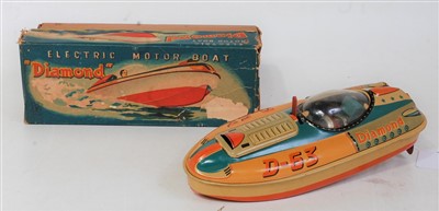 Lot 3200 - A Yonezawa of Japan tinplate and electric...