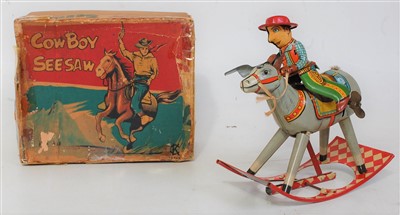 Lot 3208 - A CK Toys of Japan tinplate and clockwork...