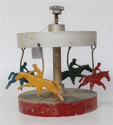 Lot 3219 - A 1940s Spira Chase racing game, cast alloy...