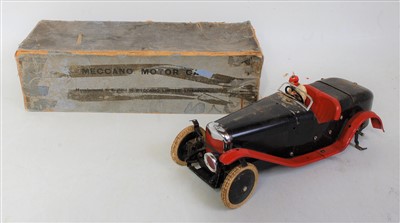 Lot 3220 - A Meccano No. 2 2/1 sports tourer motorcar...