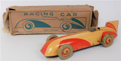 Lot 3221 - A Chad Valley Harborne large clockwork racing...