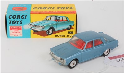 Lot 1646 - A Corgi Toys No. 252 Rover 2000 saloon...