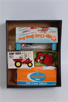 Lot 1649 - A boxed vintage diecast mixed group to include...