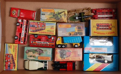 Lot 2322 - Five various boxed Matchbox 1/75 series...