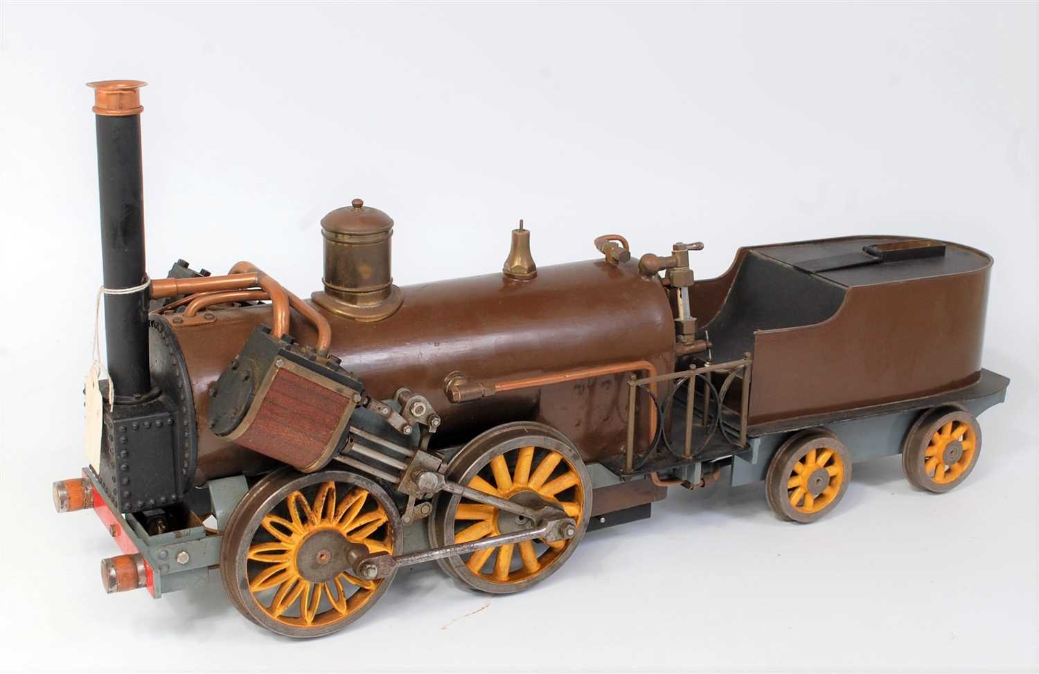 Lot 28 - A 3½" gauge live steam kit built model for an...