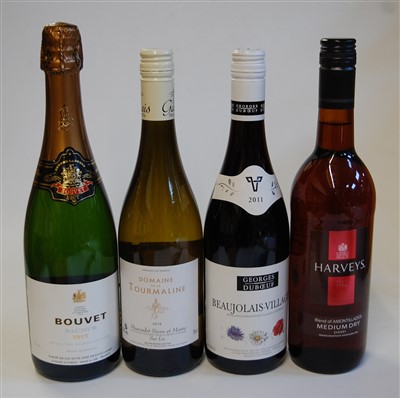 Lot 1158 - Assorted white table wines, to include Bouvet...