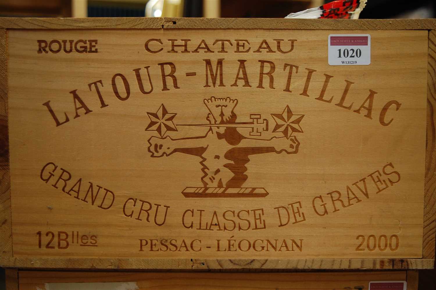 Lot 1001 - Château Latour-Martillac, 2000, Pessac-Léognan,...