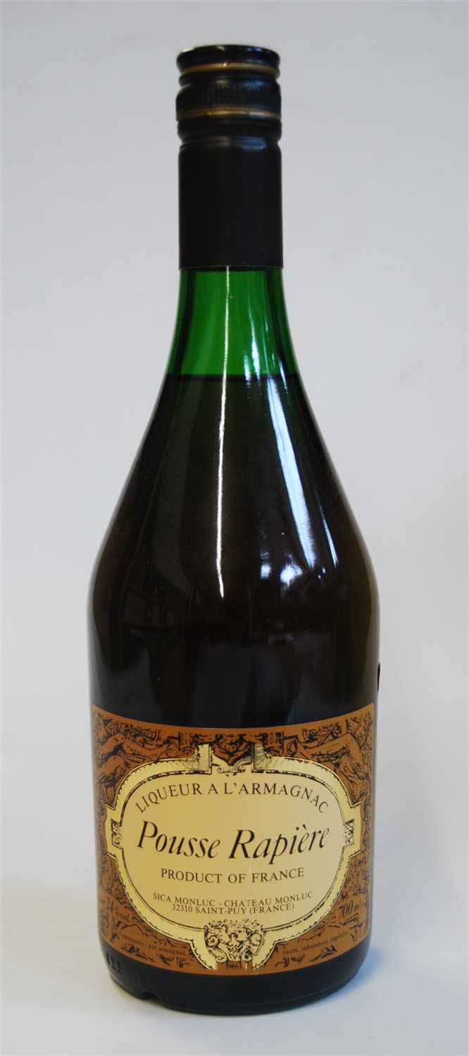 Lot 1319 - Pousse Rapiere NV armagnac, one bottle