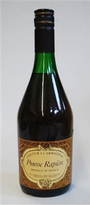 Lot 1319 - Pousse Rapiere NV armagnac, one bottle