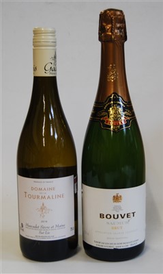 Lot 1160 - Bouvet Saumur Brut, one bottle; and Domaine de...