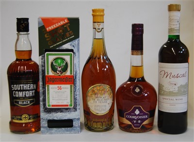 Lot 1413 - Jägermeister, one bottle in carton with two...