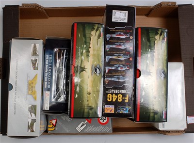 Lot 2734 - Seven various boxed modern release diecast...