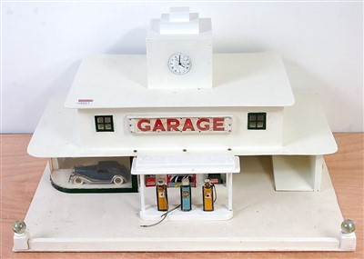 Lot 3263 - A commercially built Art Deco garage...