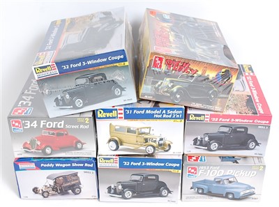 Lot 1436 - Eight various boxed as issued Revell, AMT/ERTL...