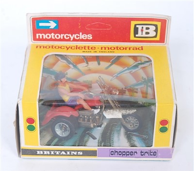 Lot 1306 - A Britains No. 9675 Chopper Trike comprising...