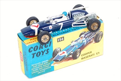 Lot 1671 - A Corgi Toys No. 156 Cooper Maserati F1 racing...