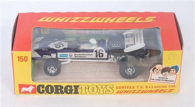 Lot 1681 - A Corgi Toys No. 150 Surtees TS9 F1 racing car,...