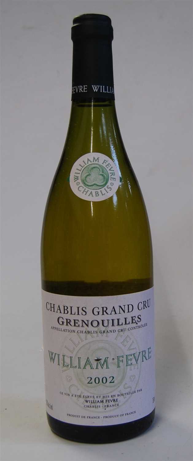 Lot 1174 - William Fevre Grenouilles, 2002, Chablis Grand...