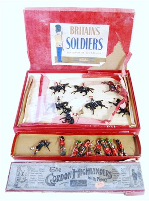 Lot 1308 - Britains Boxed Solider and Mounted Horse Group,...