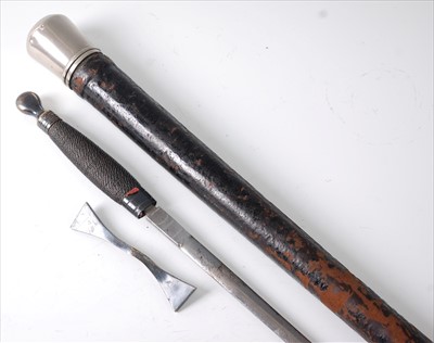 Lot 130 - A circa 1900 Masonic sword stick