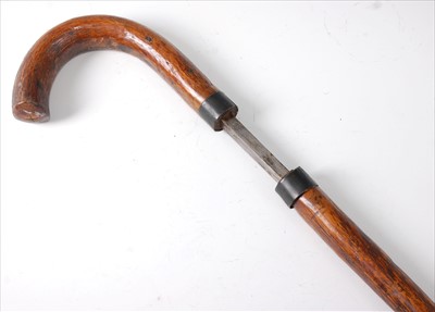 Lot 280 - A Victorian customs officer's sword stick