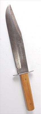 Lot 287 - An Italian Whitby Bowie knife